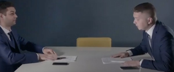 Two men discussing the options for funding